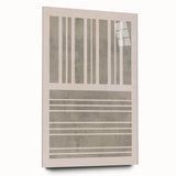 Mid Century Modern Abstract Striped Art - Minimalist Geometric Wall Decor