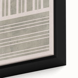 Mid Century Modern Abstract Striped Art - Minimalist Geometric Wall Decor