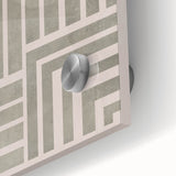 Mid Century Modern Geometric Abstract Art - Minimalist Retro Striped Decor