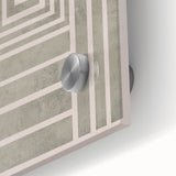 Mid Century Modern Geometric Striped Art - Minimalist Abstract Wall Decor