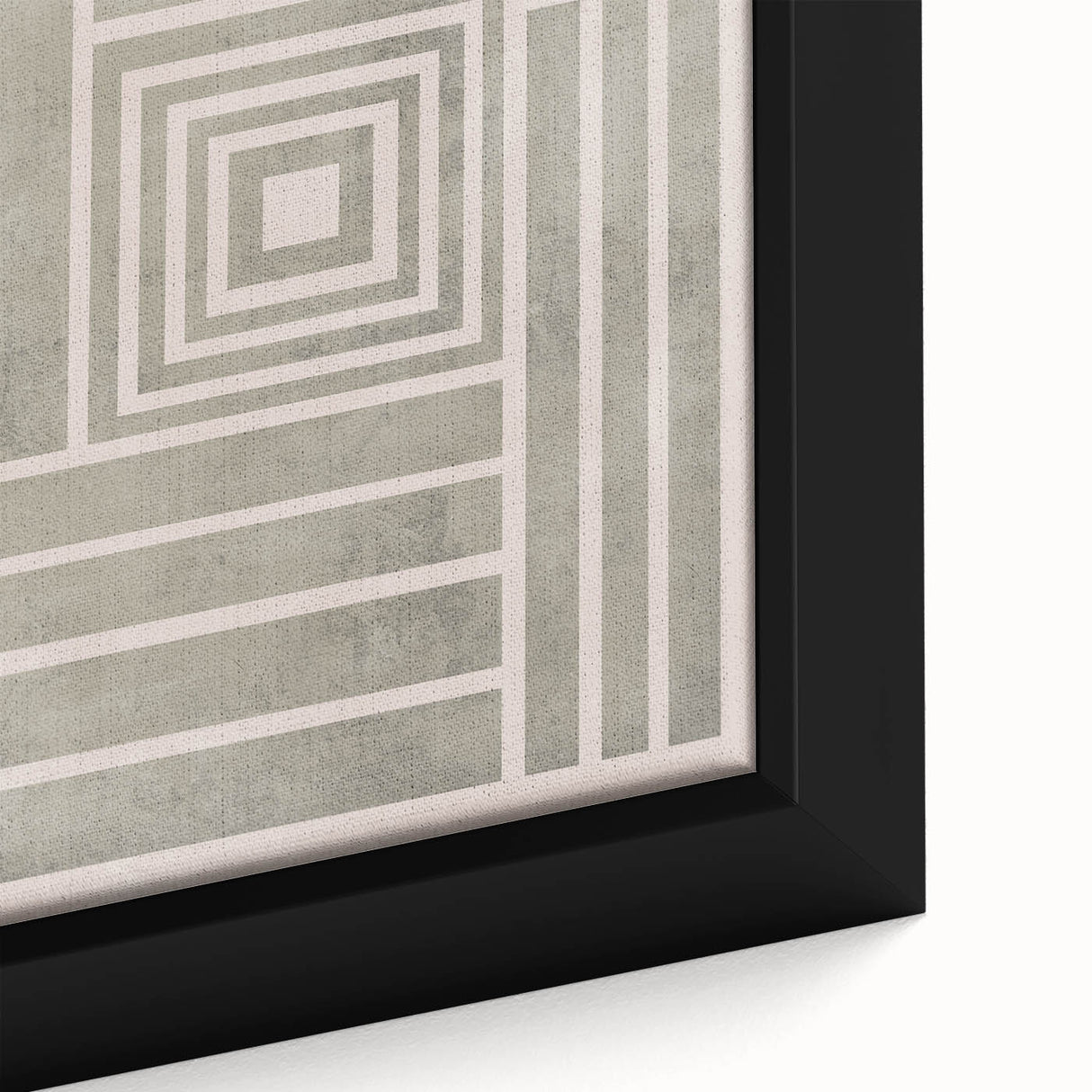 Mid Century Modern Geometric Striped Art - Minimalist Abstract Wall Decor