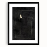 Mid Century Modern Minimalist Line Art - Geometric Abstract Wall Decor