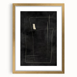 Mid Century Modern Minimalist Line Art - Geometric Abstract Wall Decor