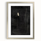 Mid Century Modern Minimalist Line Art - Geometric Abstract Wall Decor