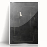Mid Century Modern Minimalist Line Art - Geometric Abstract Wall Decor