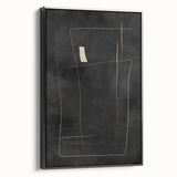 Mid Century Modern Minimalist Line Art - Geometric Abstract Wall Decor