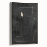 Mid Century Modern Minimalist Line Art - Geometric Abstract Wall Decor