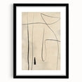 Mid Century Modern Abstract Line Art - Minimalist Geometric Wall Decor