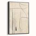 Mid Century Modern Abstract Line Art - Minimalist Geometric Wall Decor