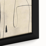 Mid Century Modern Abstract Line Art - Minimalist Geometric Wall Decor