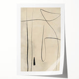 Mid Century Modern Abstract Line Art - Minimalist Geometric Wall Decor