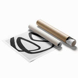 Mid Century Modern Art | Geometric Wall Decor | Minimalist Retro Prints