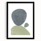 Mid Century Modern Art | Geometric Wall Decor | Minimalist Retro Print