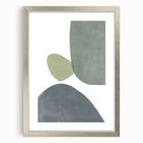 Mid Century Modern Art | Retro Geometric Wall Decor | Minimalist Print