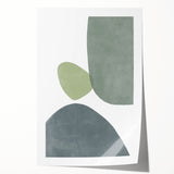 Mid Century Modern Art | Retro Geometric Wall Decor | Minimalist Print