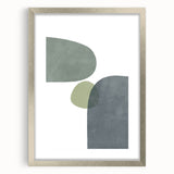 Mid Century Modern Art | Minimalist Geometric Wall Decor | Retro Print