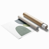 Mid Century Modern Art | Minimalist Geometric Wall Decor | Retro Print