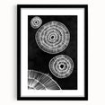 Mid Century Modern Art | Black and White Geometric Wall Decor | Retro Print
