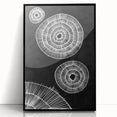 Mid Century Modern Art | Black and White Geometric Wall Decor | Retro Print