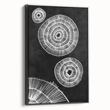 Mid Century Modern Art | Black and White Geometric Wall Decor | Retro Print