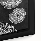 Mid Century Modern Art | Black and White Geometric Wall Decor | Retro Print