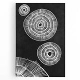 Mid Century Modern Art | Black and White Geometric Wall Decor | Retro Print