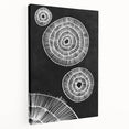 Mid Century Modern Art | Black and White Geometric Wall Decor | Retro Print