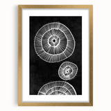 Mid Century Modern Art | Bold Geometric Wall Decor | Retro Black & White