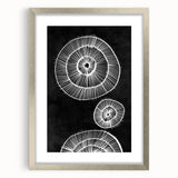 Mid Century Modern Art | Bold Geometric Wall Decor | Retro Black & White