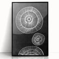 Mid Century Modern Art | Bold Geometric Wall Decor | Retro Black & White