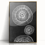 Mid Century Modern Art | Bold Geometric Wall Decor | Retro Black & White