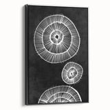 Mid Century Modern Art | Bold Geometric Wall Decor | Retro Black & White