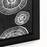 Mid Century Modern Art | Bold Geometric Wall Decor | Retro Black & White