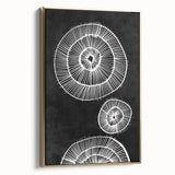 Mid Century Modern Art | Bold Geometric Wall Decor | Retro Black & White