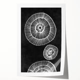Mid Century Modern Art | Bold Geometric Wall Decor | Retro Black & White