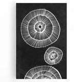 Mid Century Modern Art | Bold Geometric Wall Decor | Retro Black & White