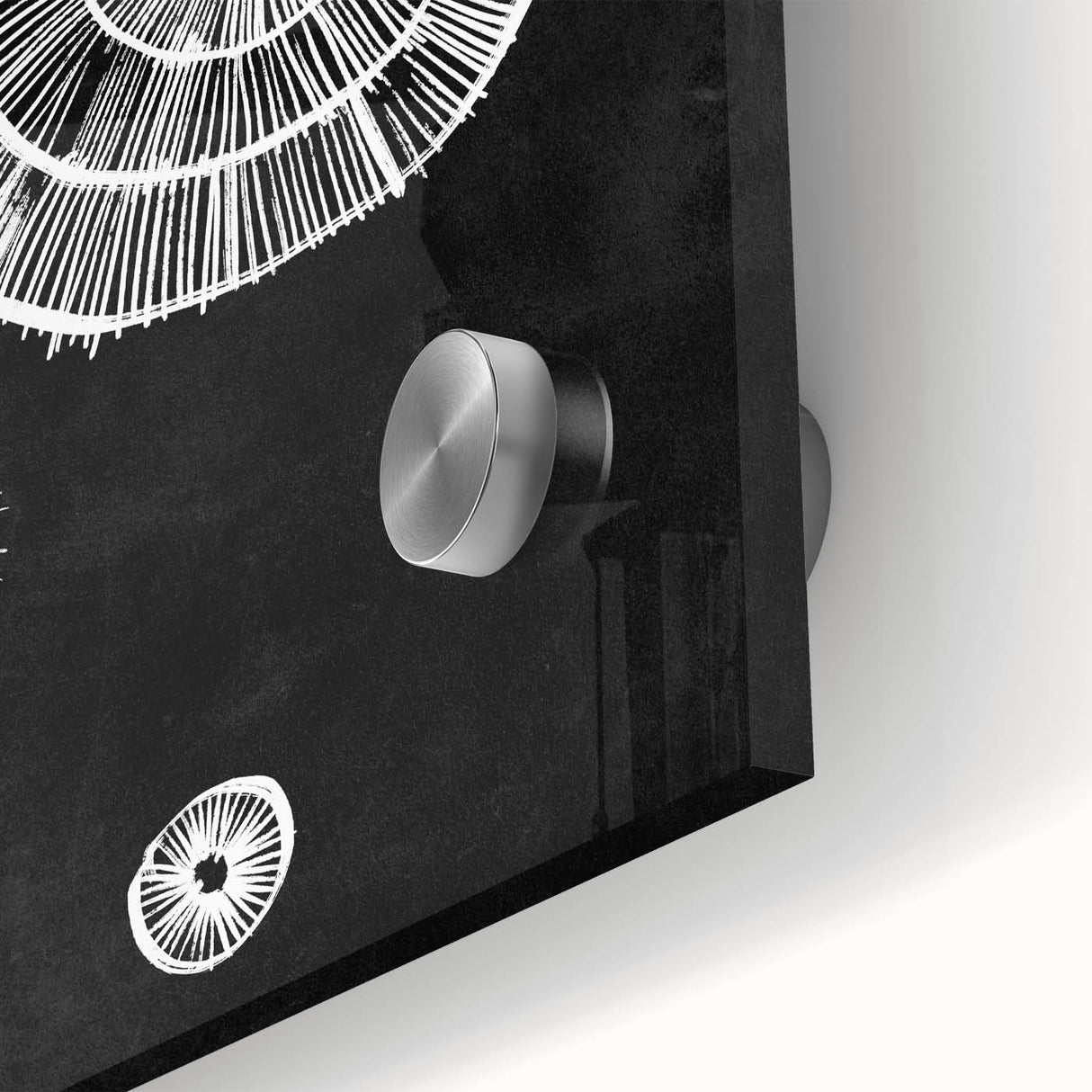 Mid Century Modern Art | Retro Geometric Wall Decor | Black & White Print