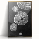 Mid Century Modern Art | Retro Geometric Wall Decor | Black & White Print