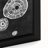 Mid Century Modern Art | Retro Geometric Wall Decor | Black & White Print