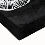 Mid Century Modern Art | Retro Geometric Wall Decor | Black & White Print