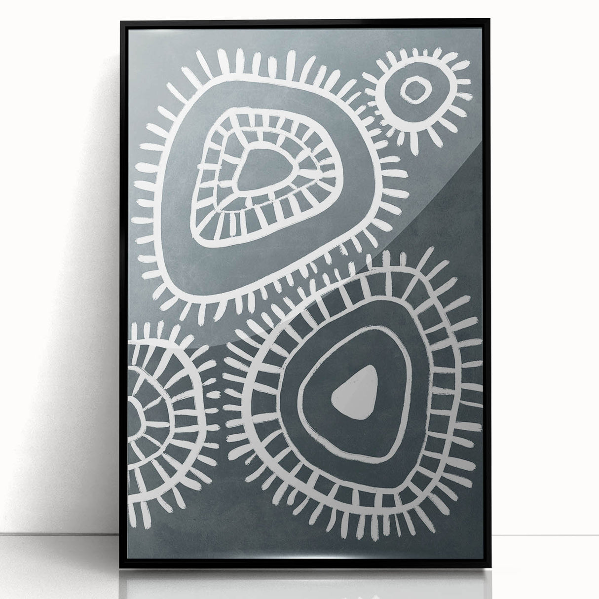 Mid Century Modern Art | Abstract Geometric Wall Decor | Retro Print