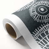 Mid Century Modern Art | Abstract Geometric Wall Decor | Teal & White Print