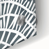 Mid Century Modern Art – Geometric Retro Abstract Print in Minimalist Style