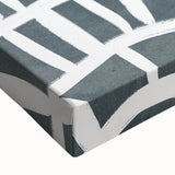 Mid Century Modern Art – Geometric Retro Abstract Print in Minimalist Style