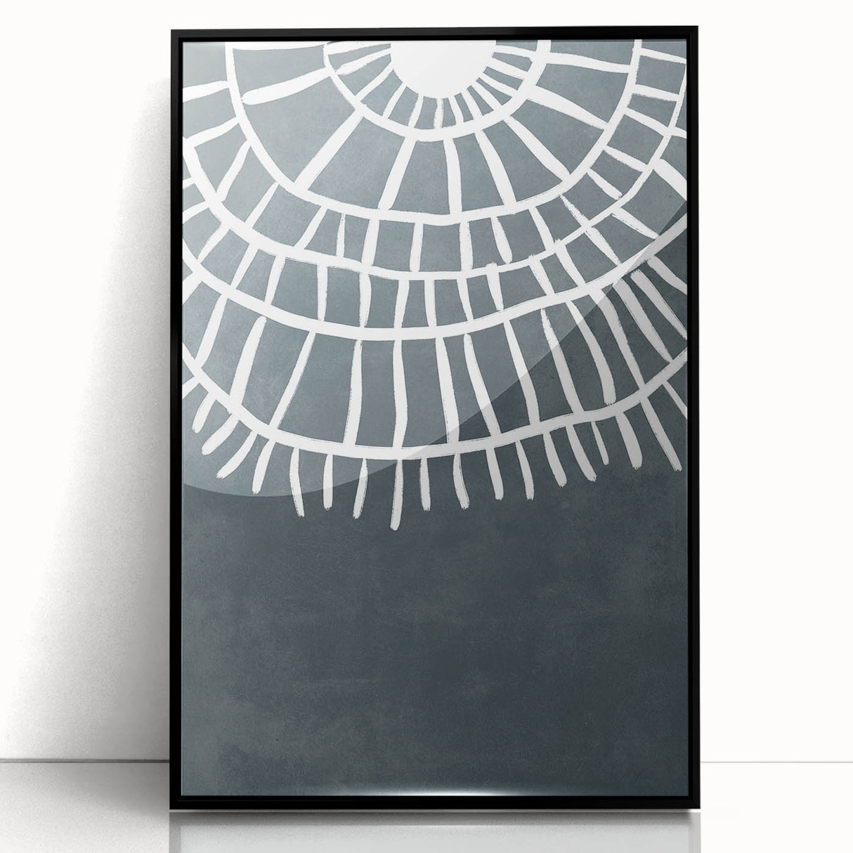 Mid Century Modern Art – Retro Geometric Wall Decor with Minimalist Style