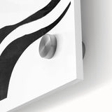 Mid Century Modern Art – Minimalist Retro Abstract Bird Wall Decor