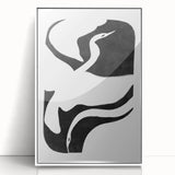 Mid Century Modern Art – Minimalist Retro Abstract Bird Wall Decor