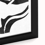 Mid Century Modern Art – Minimalist Retro Abstract Bird Wall Decor