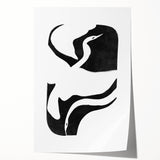 Mid Century Modern Art – Minimalist Retro Abstract Bird Wall Decor