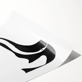 Mid Century Modern Art – Minimalist Retro Abstract Bird Wall Decor